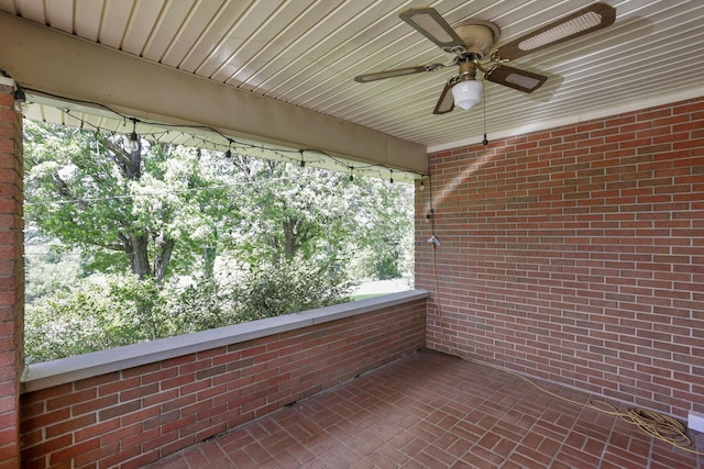 11620 Highland Park, Logan, OH 43138 - patio / terrace featuring ceiling fan