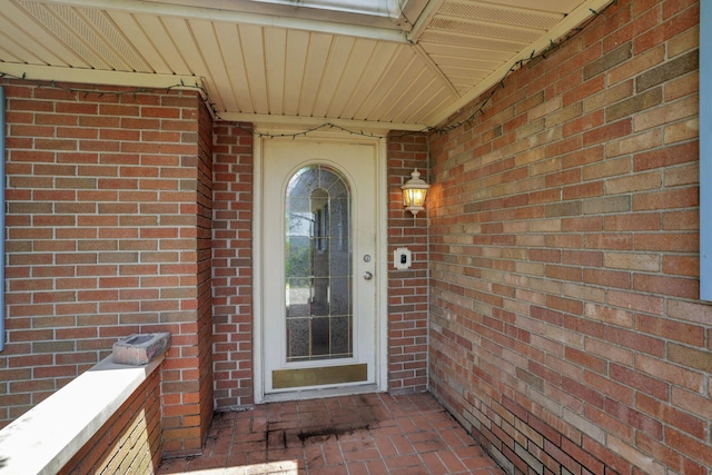 11620 Highland Park, Logan, OH 43138 - property entrance featuring brick siding