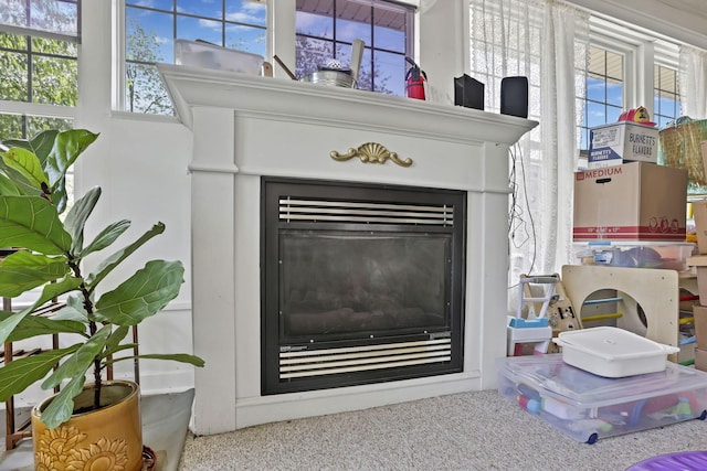 11620 Highland Park, Logan, OH 43138 - detailed view of a glass covered fireplace