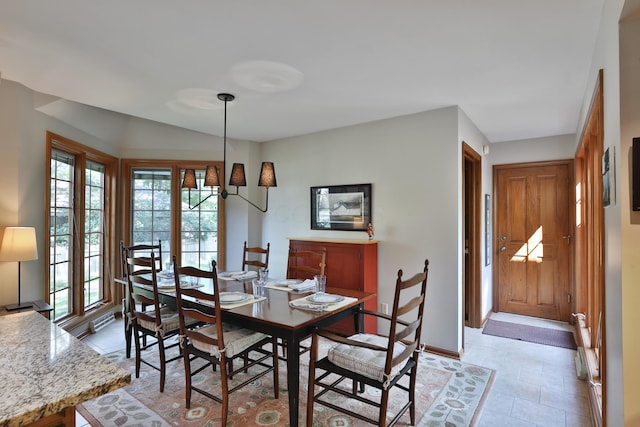 5720 Loch Maree Ct, Dublin, OH 43017 - dining space featuring baseboards