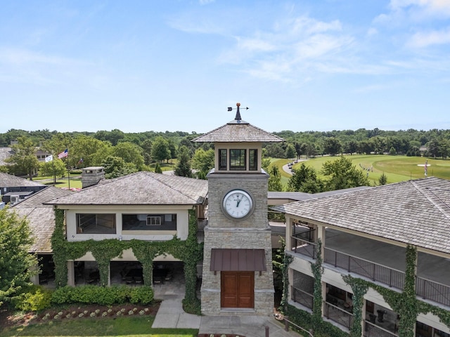 5720 Loch Maree Ct, Dublin, OH 43017 - view of building exterior with golf course view