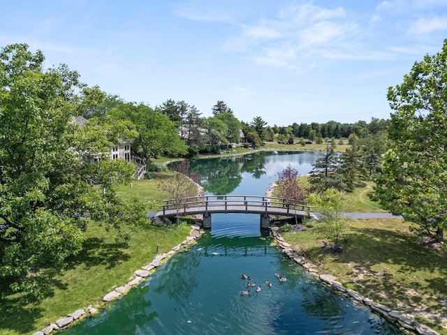 5720 Loch Maree Ct, Dublin, OH 43017 - dock featuring a water view