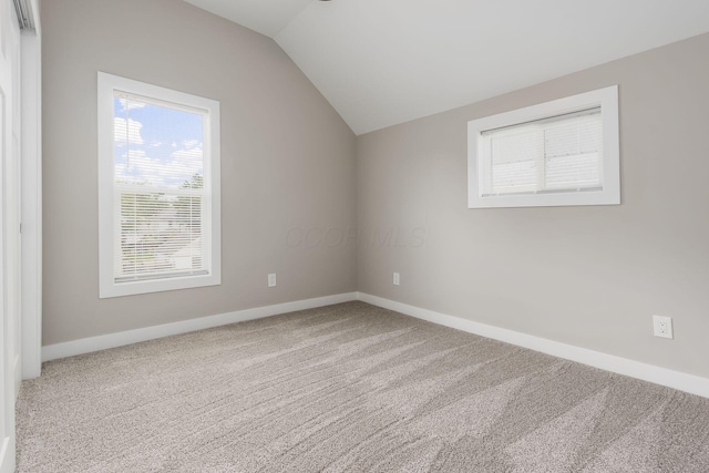 310 S Ogden Ave, Columbus, OH 43204 - additional living space featuring lofted ceiling and carpet floors