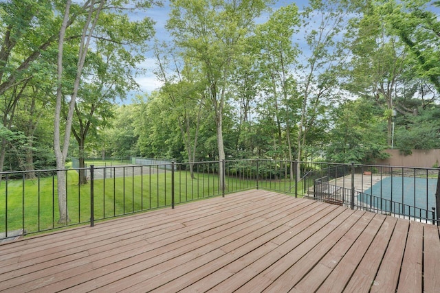 71 Denison Dr, Granville, OH 43023 - deck featuring a fenced backyard