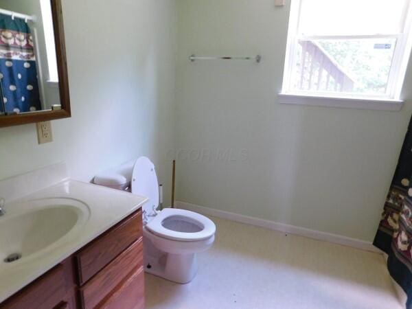 7670 Zwickle Rd, Logan, OH 43138 - bathroom with vanity and toilet