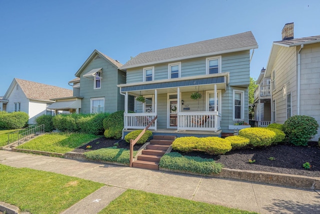 162 Watt St, Circleville, OH 43113 - view of front facade featuring a porch