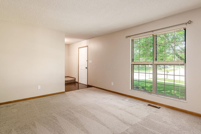 7345 Oakmeadows Dr, Columbus, OH 43085 - empty room featuring carpet floors and a textured ceiling