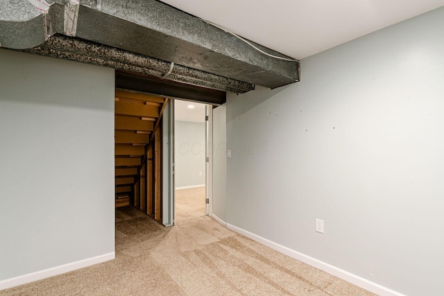 7345 Oakmeadows Dr, Columbus, OH 43085 - finished basement with carpet floors and stairs