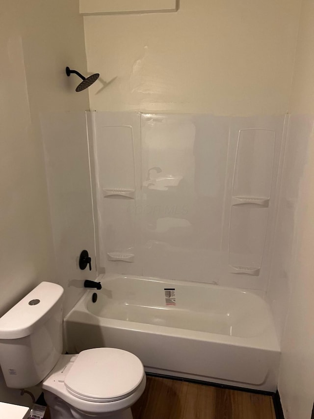 51 E N St, Newark, OH 43055 - bathroom featuring wood finished floors and  shower combination