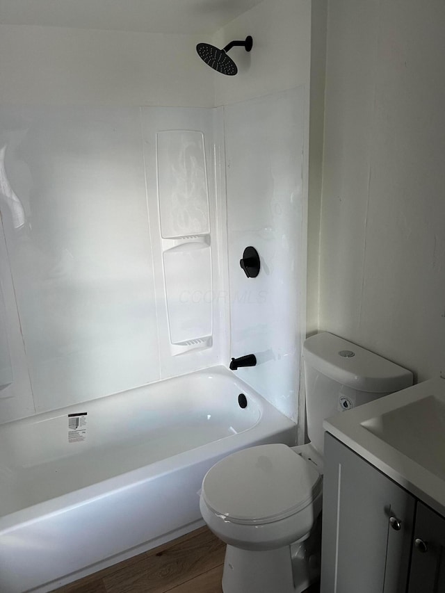 51 E N St, Newark, OH 43055 - full bathroom with vanity, bathing tub / shower combination, and wood finished floors