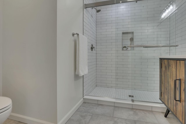1080 Coonpath Rd NW, Lancaster, OH 43130 - full bath featuring a shower stall and tile patterned flooring