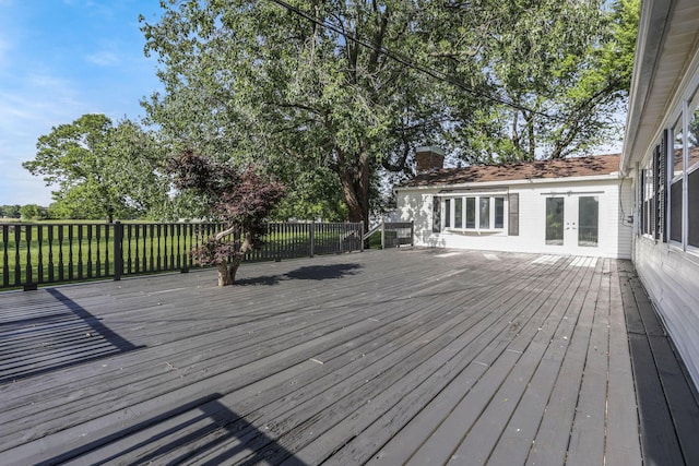 1080 Coonpath Rd NW, Lancaster, OH 43130 - deck with french doors
