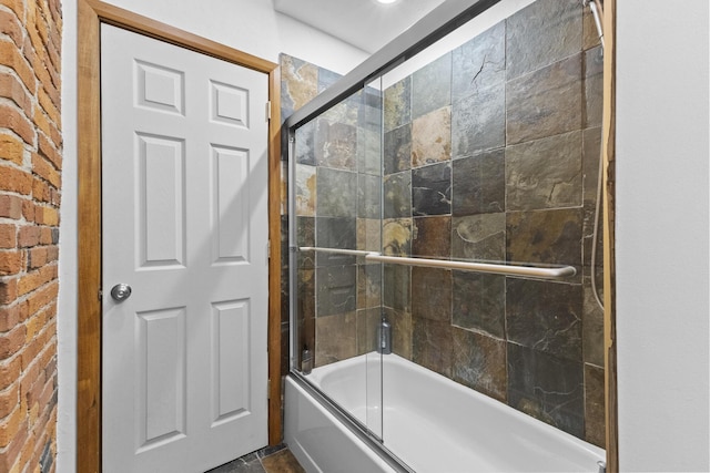51 W Blenkner St Unit 306, Columbus, OH 43215 - bathroom with bath / shower combo with glass door