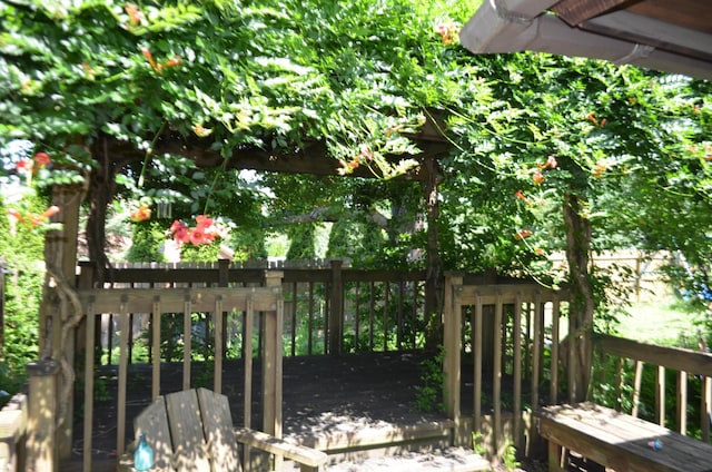 72 Rockwell Way, Worthington, OH 43085 - view of wooden deck