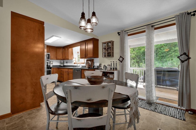 4619 Spring Hill Rd, Heath, OH 43056 - dining area featuring healthy amount of natural light and a chandelier