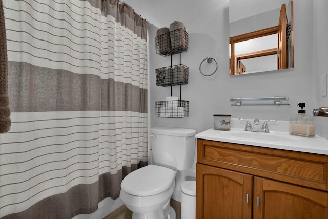 4619 Spring Hill Rd, Heath, OH 43056 - full bathroom with vanity and a shower with shower curtain