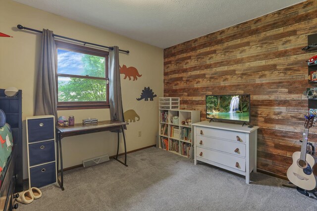 748 Forward Pass Rd SW, Pataskala, OH 43062 - interior space with wooden walls and carpet flooring