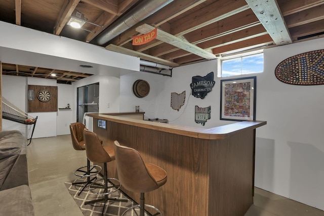 748 Forward Pass Rd SW, Pataskala, OH 43062 - indoor dry bar featuring concrete floors