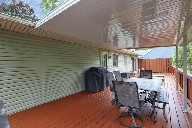 748 Forward Pass Rd SW, Pataskala, OH 43062 - deck featuring grilling area and outdoor dining space