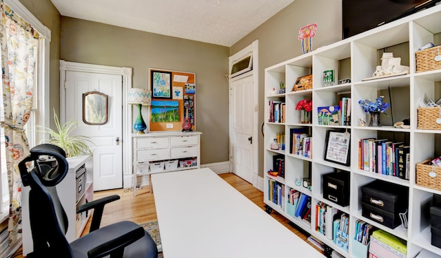 1447 Fair Ave, Columbus, OH 43205 - office area with light wood-style floors and baseboards