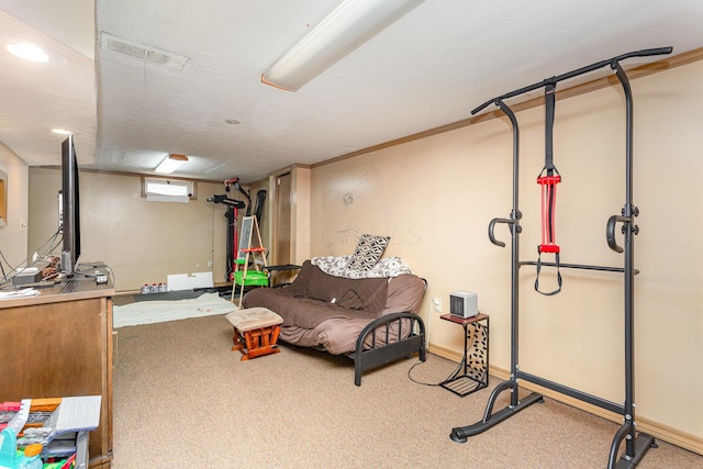 2580 Audubon Rd, Columbus, OH 43211 - basement featuring carpet floors and recessed lighting