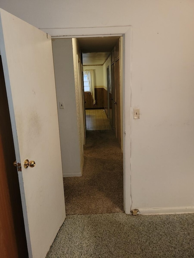 327 Ziegler Ave, Columbus, OH 43207 - hallway with carpet floors and baseboards