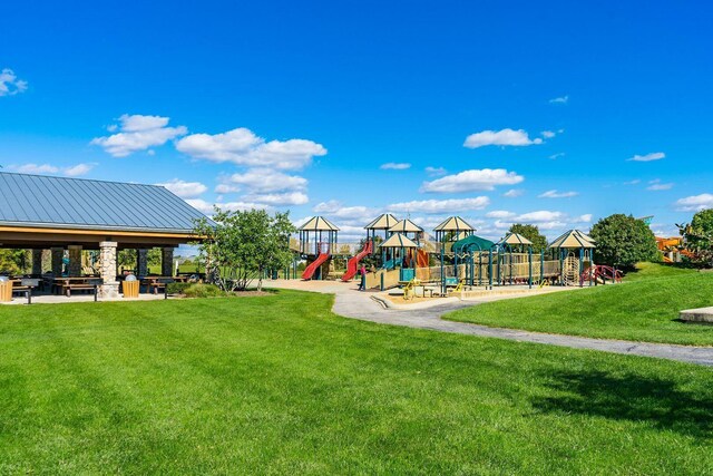 7635 Overland Trl, Delaware, OH 43015 - community playground featuring a yard