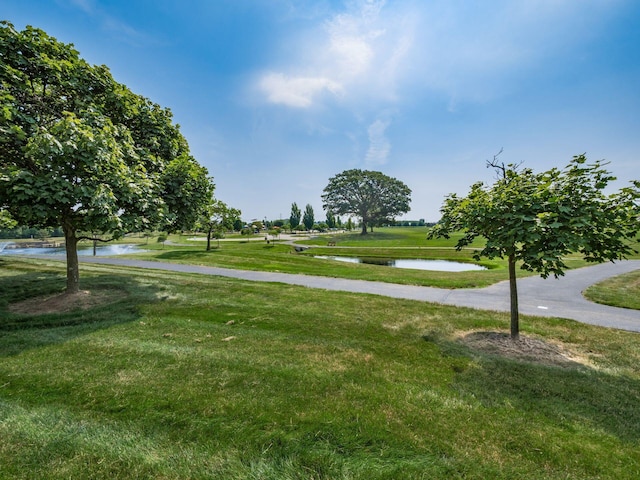 7635 Overland Trl, Delaware, OH 43015 - view of home's community featuring a water view and a yard