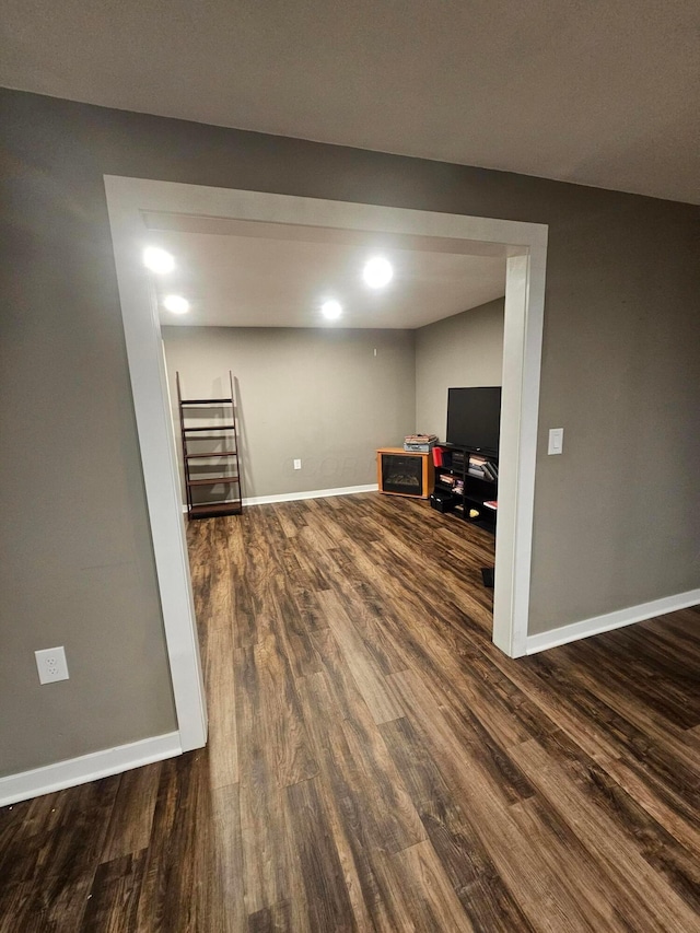 7520 Autumn Joy Ave, Canal Winchester, OH 43110 - finished below grade area with wood finished floors and recessed lighting