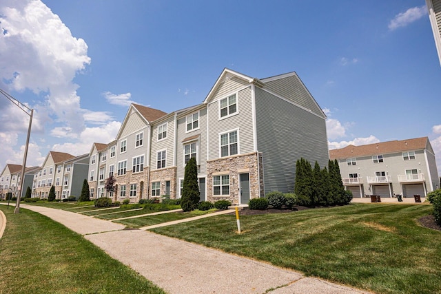 5738 Hayden Run Blvd, Dublin, OH 43016 - view of building exterior with a residential view