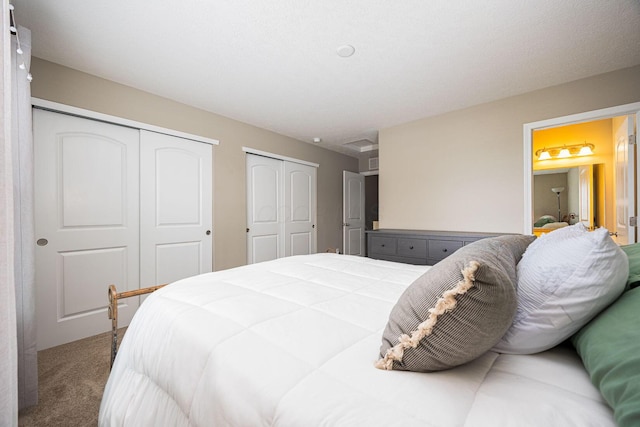 5738 Hayden Run Blvd, Dublin, OH 43016 - carpeted bedroom featuring multiple closets
