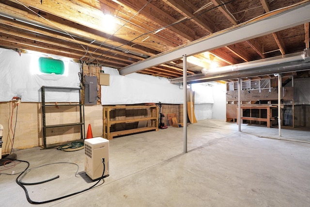 8078 Slate Ridge Blvd, Reynoldsburg, OH 43068 - unfinished basement with electric panel