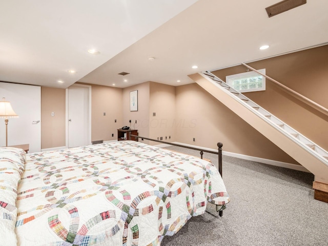 4656 Crompton Dr, Columbus, OH 43220 - bedroom with carpet flooring and recessed lighting