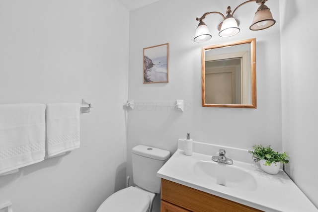 1295 Castleton Rd N, Columbus, OH 43220 - half bath with vanity and toilet