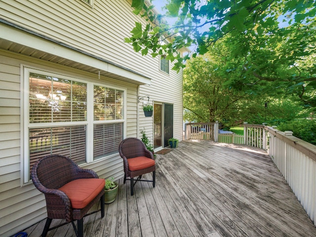 304 Cottage Grove Cir, Pataskala, OH 43062 - view of wooden terrace