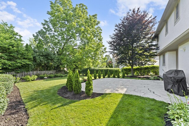 1292 Churchbell Way, Columbus, OH 43235 - view of yard featuring a patio