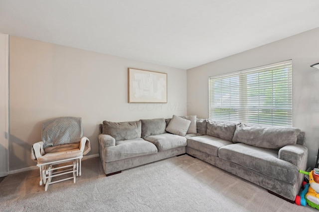 1853 Shasta Dr, Lancaster, OH 43130 - living area with carpet floors and baseboards