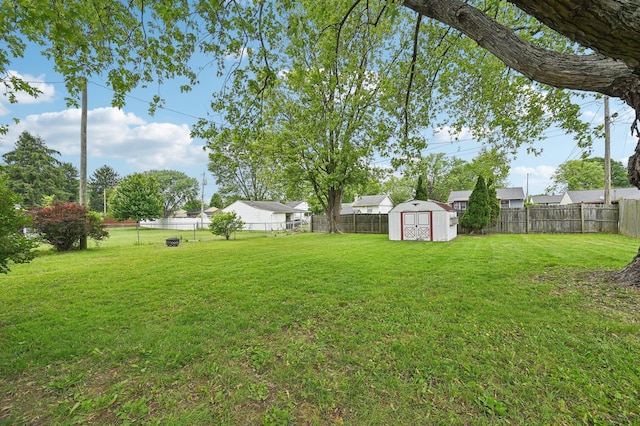 1853 Shasta Dr, Lancaster, OH 43130 - fenced backyard featuring a storage shed