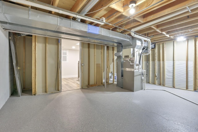 5200 Colt Ct, Westerville, OH 43081 - unfinished basement featuring heating unit