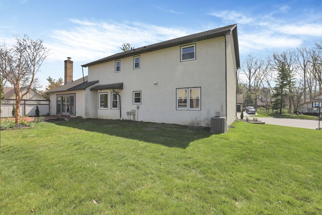 5200 Colt Ct, Westerville, OH 43081 - rear view of property featuring a chimney and stucco siding
