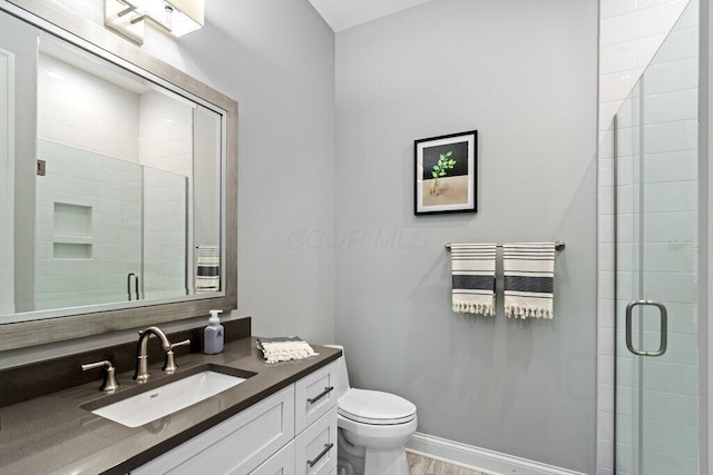 1372 Dogwood Loop, Powell, OH 43065 - bathroom with vanity and a shower stall