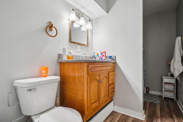 137 Wisconsin Ave, Columbus, OH 43222 - bathroom featuring wood finished floors and vanity