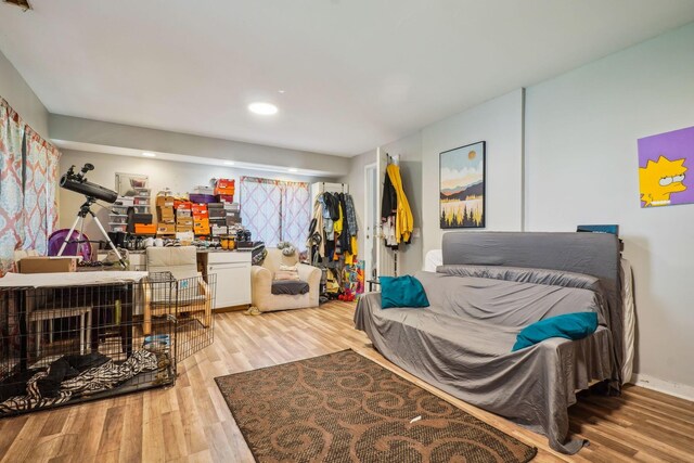 137 Wisconsin Ave, Columbus, OH 43222 - bedroom with wood finished floors and recessed lighting