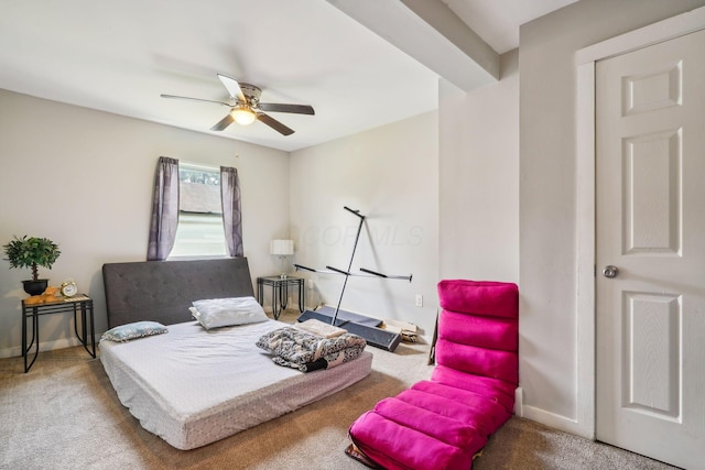 137 Wisconsin Ave, Columbus, OH 43222 - carpeted bedroom with baseboards and a ceiling fan