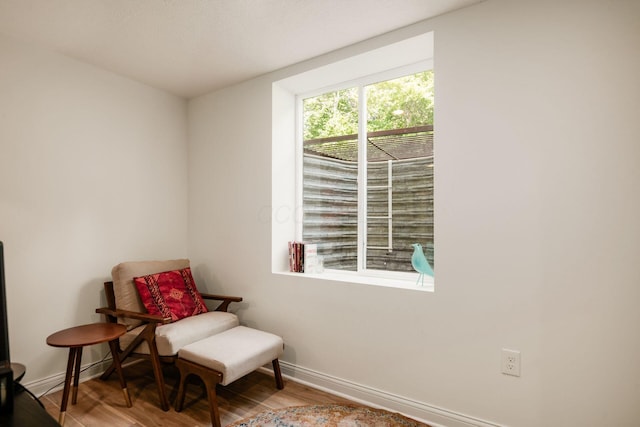174 Grand Ridge Ct, Gahanna, OH 43230 - living area with baseboards and wood finished floors