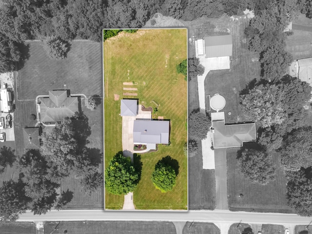 1550 Hiner Rd, Orient, OH 43146 - aerial view of property and surrounding area with property boundaries highlighted