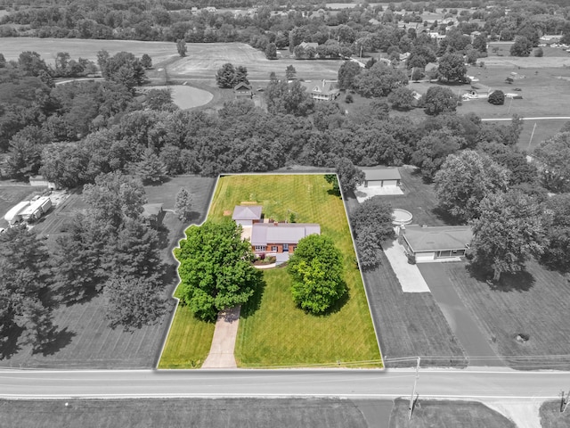 1550 Hiner Rd, Orient, OH 43146 - view from above of property featuring property boundaries highlighted