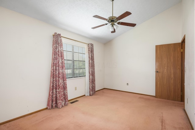 1176 Cambridge Way, Pickerington, OH 43147 - carpeted empty room with ceiling fan and vaulted ceiling