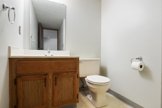1176 Cambridge Way, Pickerington, OH 43147 - bathroom with vanity and a textured ceiling