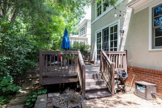 1359 White Oak Ln, New Albany, OH 43054 - view of wooden terrace